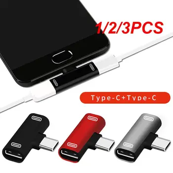 1/2/3TK 3 In 1 USB-C-Type-C Adapter USB Type C laadija Kaabel, Laadija ja Kõrvaklapid Converter Xiao Mi 8 Mi 6 Kõrvaklappide