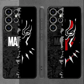 Marvel Black Panther TPÜ Pehme Telefoni puhul Samsungi Galaxy S20 Lisa 20 Ultra 10 Pluss 8 9 S23 5G S21 S22 Note9 Capa Kate