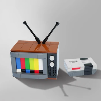 Gobricks KES NES Ja TV Meelelahutus Süsteemi alustala komplekt Wii U Pihuarvutite Mängud Kuju Mäng Brick Mänguasjad Lastele Kingitus