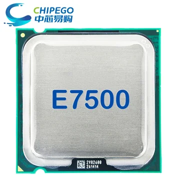 Core 2 Duo E7500 2.9 GHz Dual-core CPU Protsessori 3M 65W LGA 775 KOHAPEAL LAOS