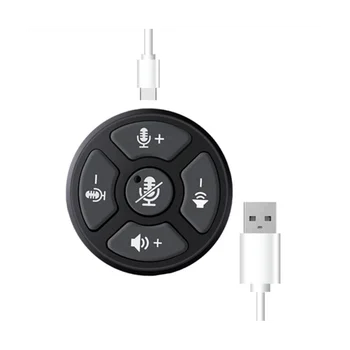 USB-Valjuhääldi 360° Häält, Maastur USB-Tüüp C-Mikrofon Home Office, Tark Häält, Lisatarvikud