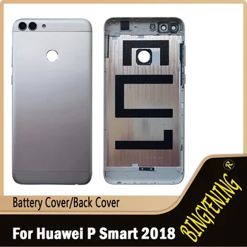 Näiteks Huawei P Smart 2018 tagapaneel, Aku kate Pool Nupp Metallist Tagasi Eluaseme Huawei Nautida 7S Telefon