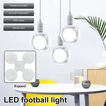 AC110-265V LED Jalgpalli Pirn 40W E27 360 Kraadi Kokkuklapitavad Lamp Külm Valge LED Tõmbamisega elutuba, Magamistuba Energiasäästu