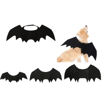Halloween Pet Kostüüm Bat Wing puhul Kass Koera Lemmiklooma Festival Isiku Rekvisiidid Varjatud Holiday Kleit Up Kostüüm Kutsikas Foto Rekvisiidid