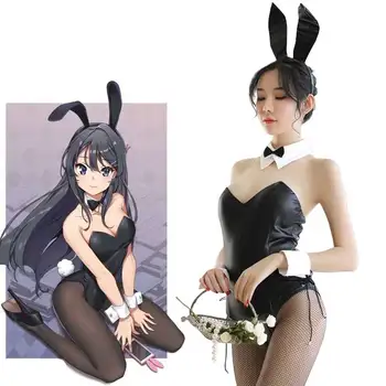 Armas Anime Bunny Tüdruk Cosplay Kostüüm Naine Seksikas Jänes Faux Nahast Komplekt Täiskasvanute Mängud Erootiline Roleplay Jaoks Paar Toote Sugu