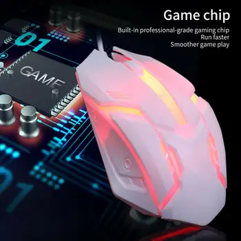 E-Sport USB Juhtmega Hiirt Värviline LED Gaming Mouse 5000 DPI Juhtmega Hiired Optiline Juhtmega Gamer Hiir Töölaua Sülearvuti, PC Arvuti
