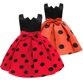Teise lapse Tüdruk Printsess Kleidid, Lapsed Polka Dots Printsess Cosplay Kleit 3-10Years Laste Sünnipäeva Riideid Uus Aasta Kostüüm