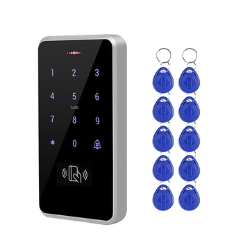 IP68 Veekindel Access Control-Klaviatuur Väljas RFID Juurdepääsu Kontroller Touch ukseavaja Süsteemi 125Khz võtmekaardid