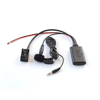 bluetooth-Vastuvõtja Aux Kaabli Adapter Ford jaoks Focus Mk2 MK3 puhul Fiesta Audio Mic Aux Head Unit Interface
