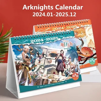 2024 Arknights Mängu Laua Kalender Amiya,Texas,Lapplane Mängu Tähemärki Dual Kalendrid Fännid Kogumise Kingitus