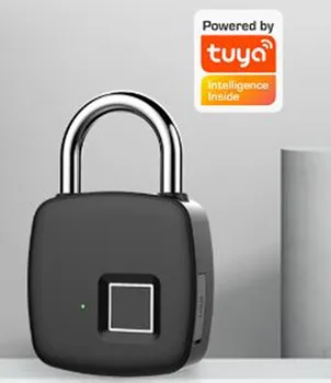 P30+ Tuya Smart Biomeetriliste Sõrmejälgede Parool Võtmeta Ühiselamu Ukse Lukk Bluetooth-ühilduva 4.1 Portable Anti-theft Security