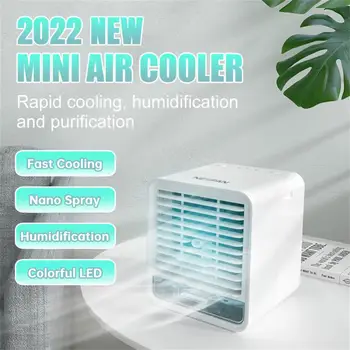 Kaasaskantav Mini Konditsioneer Õhu Jahuti Ventilaator Vee Jahutusventilaator Ja Kliimaseadmete Air Cooler Office Mobile Konditsioneer