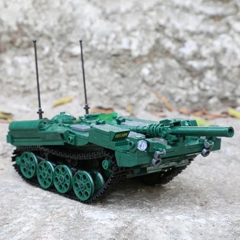 Rootsi Sõjaväe Strv 103 Main Battle Tank, Ehitusplokid Sõiduki Turretless Soomustatud Auto Mudel Vedelat Suspensiooni Tellised Mänguasjad