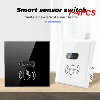 1~4TK CoRui Smart IR Seina tulede Lüliti Koos Infrapuna Sensorit, Paneel Lüliti EL 10A 90-250V Neutraalne Traat Vaja Smart Home Nr Touch