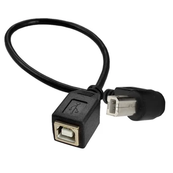USB 2.0 Tüüp B-Printeri Kaabli B-Tüüpi Kaabel Meeste ja Naiste Usb Pikendus Kaabel Lühike (90° ÜLES/Alla /Paremale/Vasakule Dropship