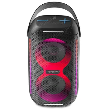 Algne HOPESTAR Kaasaskantav Väljas Veekindel 5.3 Bluetooth RGB Värviline Bluetooth-Kõlar, Subwoofer, TWS Boom Box koos Raadio