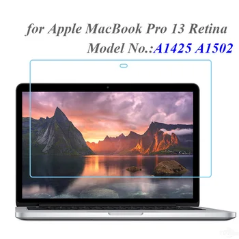 Sülearvuti Ekraani Kaitsekile Apple Macbook Pro 13 Retina Mudel A1425 A1502 Ekraanid Klaas 0,3 MM 9H Läbipaistev kaitsekile