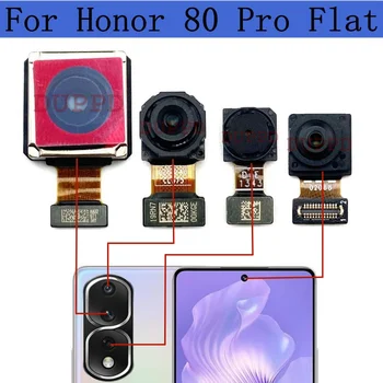 Tagasi Peamised Ees Kaamera Huawei Honor 80 Pro Korter Originaal Eesmise Selfie Silmitsi Tagumine Kaamera Moodul Flex Osad