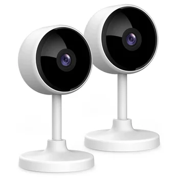 Siseruumides Turvalisuse Kaamera, 1080P beebimonitor Kaameraga Telefoni App, WiFi IP Kaamera, Night Vision, 2-Suunaline Audio, 2 Pack