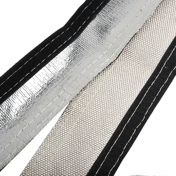 1m Heat Shield Varruka Tarvikud Katavad kvaliteetsed Uued Osad Praktiline Vahend Toru Wrap Loom Isoleeritud Metallik