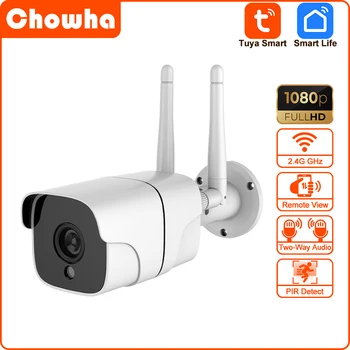 Tuya Bullet Kaamera 2MP, WIFI IP 1080P Väljas Turvalisuse Kaamera Full HD Security Kaitse CCTV Süsteem Night Vision IR P2P RJ45
