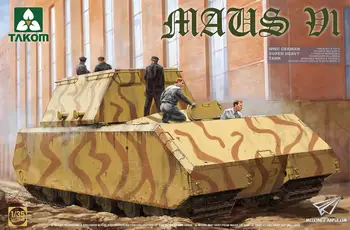 Takom 2049 1/35 Mõõtkavas Maus V1 WWII saksa Super Heavy Tank Plastmassist Mudel Kit