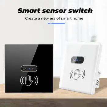 CoRui Smart IR Seina tulede Lüliti Koos Infrapuna Sensorit, Paneel Lüliti EL 10A 90-250V Neutraalne Traat Vaja Smart Home Nr Touch Vaja