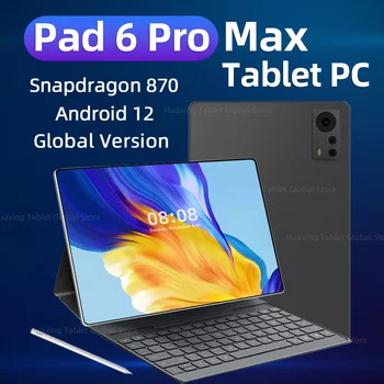 Uusim Originaal Ülemaailmse Tablett Pad 6 Pro Tablet Android 12 Snapdragon 870 Okta Core 11 tolline Tabletid PC 256GB 512 GB 5G WIFI Pad 6