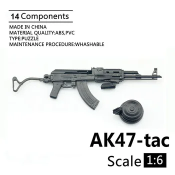 1:6 Sõdur 4D Assamblee Mudel AK47 AKM Relva Mudeli Mänguasi