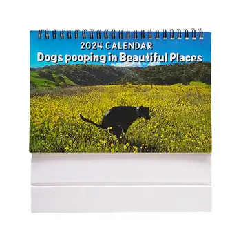 Naljakas Kalendrid Koerad Pooping 2024 Kalender 12 Kuu Pooping Koerad Kalender 2024 Kingitus Kalender Kodu