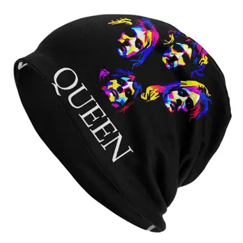Heavy Metal Rock Müts Müts Müts Koo Mehed Naised Hip-Hop Unisex Täiskasvanud Freddie Mercury Talvel Soe Skullies Beanies Mütsid