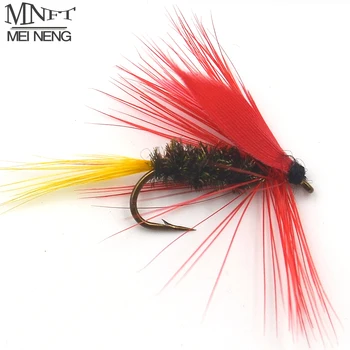MNFT 10TK 10# Oliiviõli Red Wing Paabulind Juuksed keha Mayfly Forell-Kalapüügi Kuiv Lendab Suurus Fly Fishing