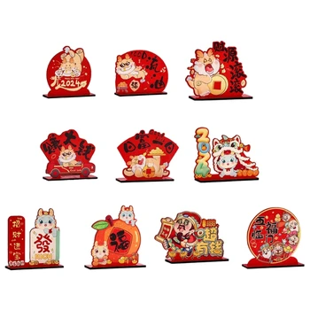 Pidulik Ornament Aasta Dragon Hiina Märk Cartoon Pidulikud Dekoratsioonid ja Spring Festival Kingitused