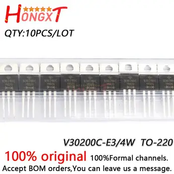 10TK 100% UUED Originaal V30200C-E3/4W V30200C TO-220 Schottky diood 200V 30A.