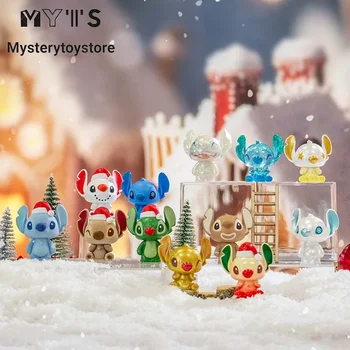 Uus Disney Stitch Jõulud Sarja Pime Kast Mänguasjade Mystery Box Lilla Figuriin Kogumise Teenetemärgi Sõbranna Xmas Kingitus