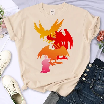 Digimon tshirt naiste anime t-särk tüdruk naljakas riided