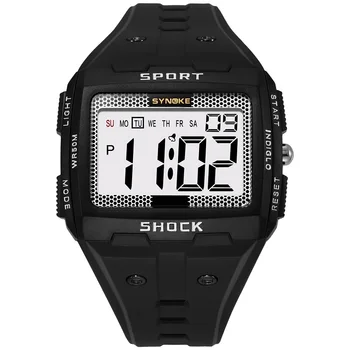 SYNOKE Mens Watch Digitaalne Veekindel 50M suurel Ekraanil Numbrid Sport Watch Sõjalise Armee Kellad Mees Stopper Reloj Hombre