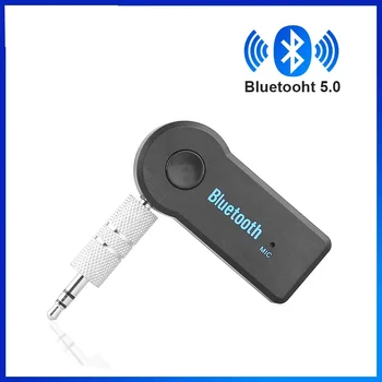 AUX Auto Bluetooth Vastuvõtja,3.5 mm Pesa 5.0 Traadita Bluetooth-Adapter,Audio Converter Mobiiltelefoni Hands-Free Stereo