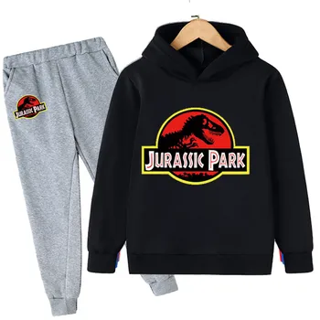 2023 Poisid Tüdrukud Jurassic World 3 Komplekti Suvel Vaba aja veetmise Sport Hupparit + Pikad Püksid 2tk/Varustus Lapsed, Peace Vabaaja Kostüümid Sobivad