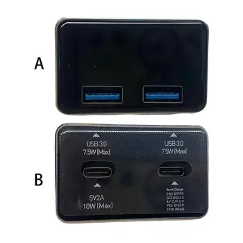 Kaasaskantav USB Docking Station Tarvikud Extender Professional Plug Kiire Harge Laadija USB Extender jaoks Teala/Y Auto
