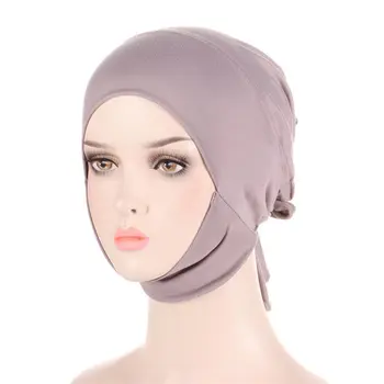 Pehme Stretch Kapoti Araabia Turban Islami Ühise Põllumajanduspoliitika Sisemine Hijab Mütsid Headwrap Naine Headscarf