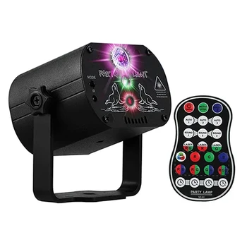 7 Värvi LED DJ Disco Laser Heli Strobe Projektor USB Laetav Projektor Jõulud Halloween Deorations A