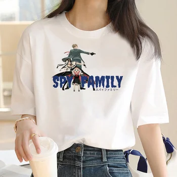 Spioon x Family t-särk naiste anime, manga graafiline Tee tüdruk manga streetwear riided