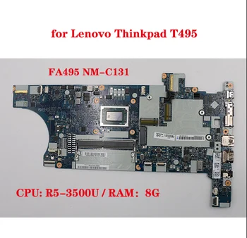 FA495 NM-C131 Emaplaadi Lenovo Thinkpad T495 Sülearvuti Emaplaadi Koos CPU Ryzen5 3500U RAM-8GB DDR4 100% Testi Tööd Saada