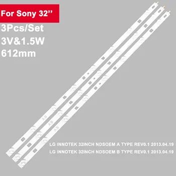 3tk 612mm Led Backlights Ribadeks Sony 32inch KDL 32RD303 KDL 32R305B KDL 32R303C 2018_DIRECT_FIJI_32V_B_8 LED S_REV1.2