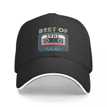 Vintage Parim 1981 Sünnipäevaks Kasseti Mehed Baseball Caps Jõudis Cap Päikese Vari Väljas Müts