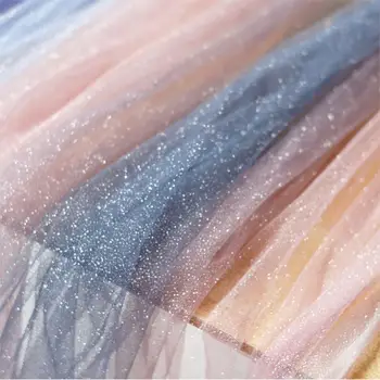 Kalle täht kuum kuld pulber võrgusilma riidest Perspektiivi lõng tissu kalli kohandatud kleit materjal