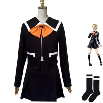 Anime Mäng Persona 2: Tsumi Lisa Silverman Cosplay Kostüüm Seitse Õde JK Campus Ühtne Seelik Naine, Seksikas, Halloween Ülikond