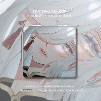 Anime Mäng Genshin Mõju Cosplay Shenhe Merch Kawaii Väike, Kompaktne Tasku Kosmeetiline Peegel kahepoolne