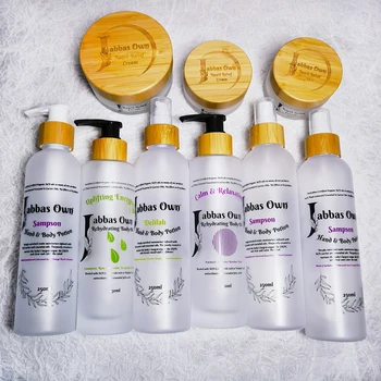 Tasuta Kohaletoimetamine! 7tk/Palju 60ML Kuni 250ML Plastikust Šampoon eeterlik Õli Pudel Loomulik Bambusest Puidust Kaaned Tühi Meik Mahuti